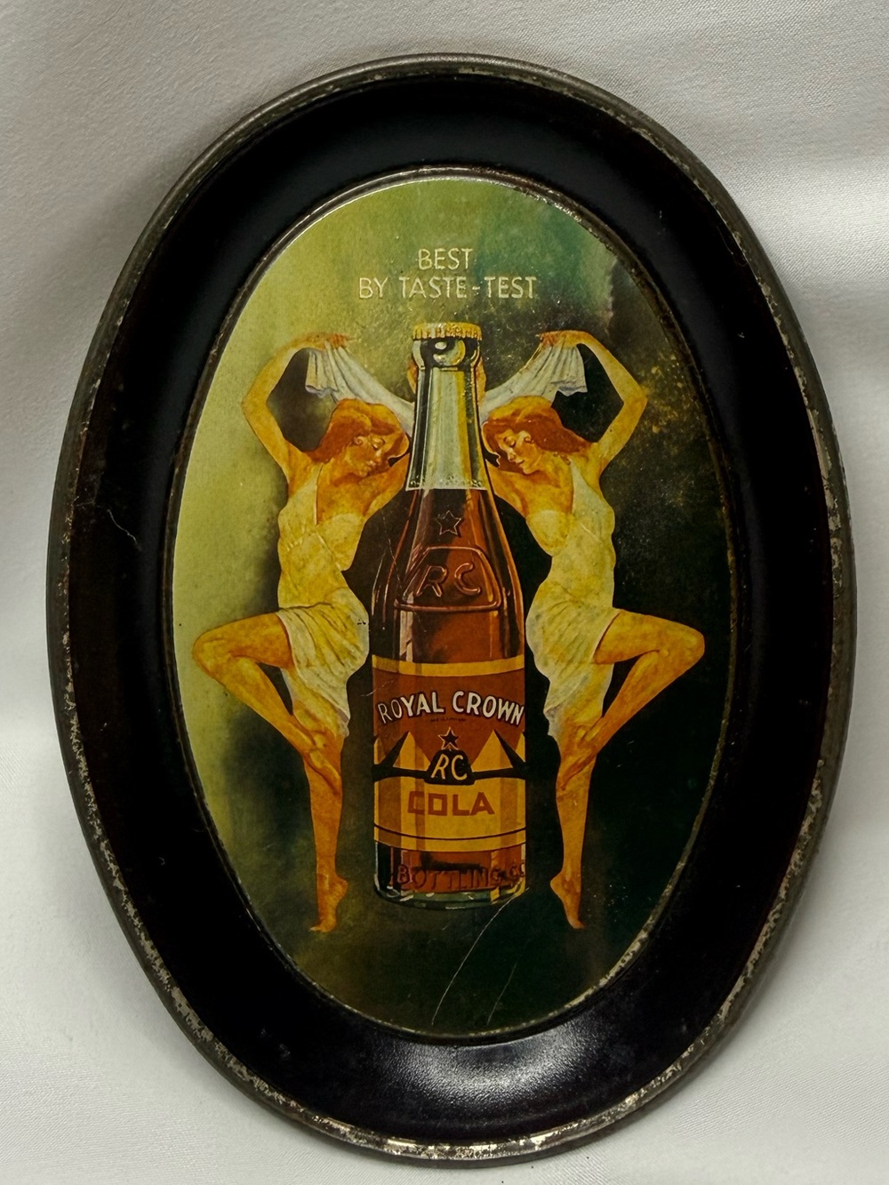 Royal Crown RC Cola small metal advertising tray